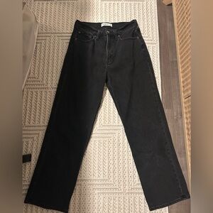 Abercrombie & Fitch Women’s Relaxed Black Jeans